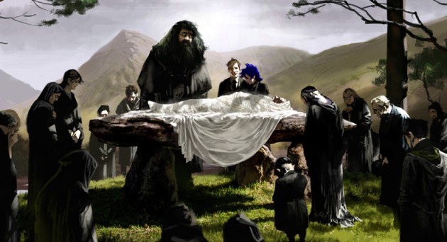 Dumbledore's funeral